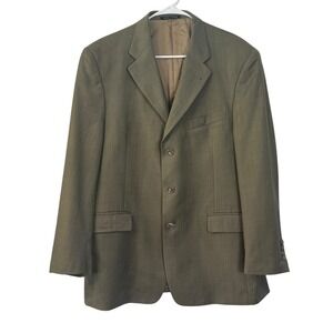 Murano‎ Blazer Jacket Men's Made in Italy Dillard's Olive Green